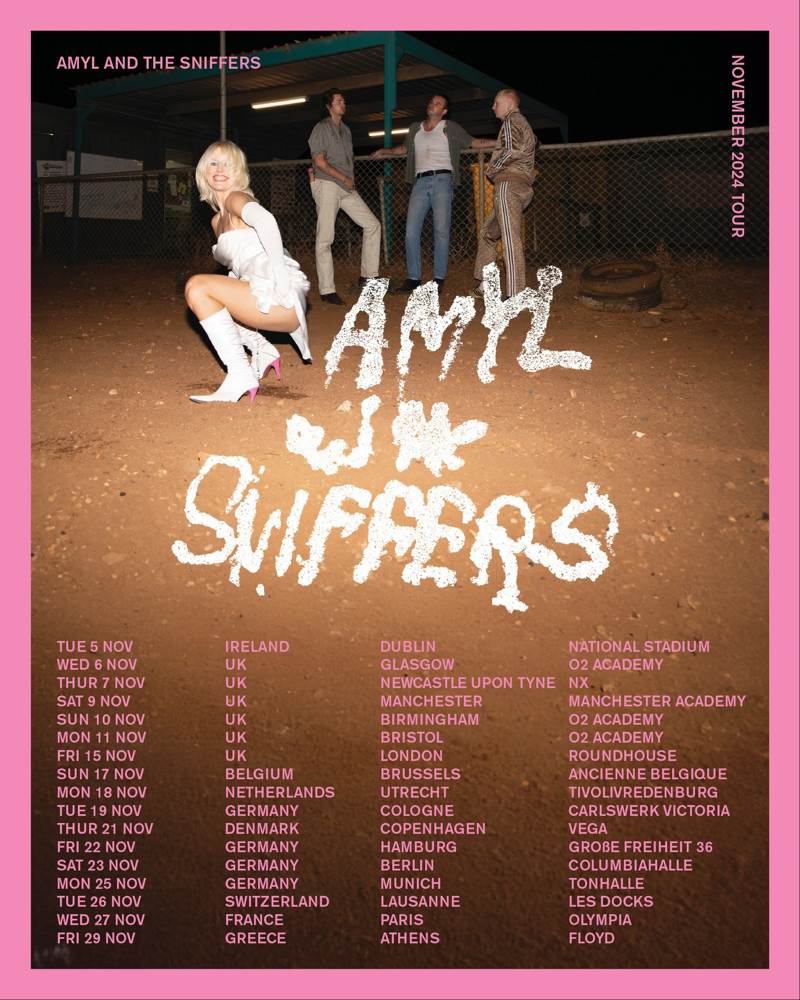 amyl and the sniffers tour dates 2024