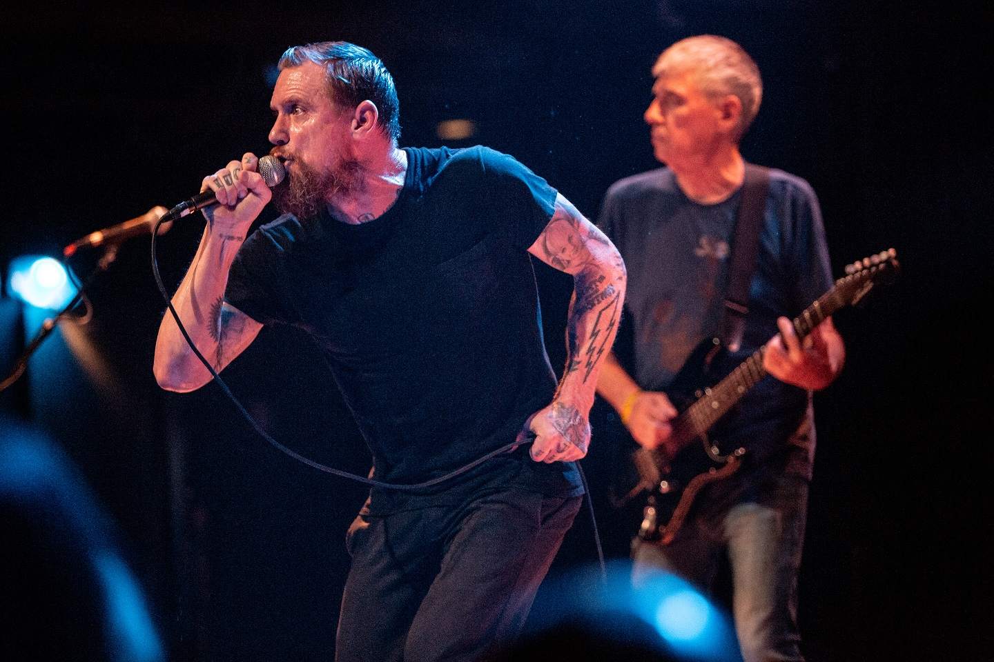 BLACK FLAG Mike Vallely Greg Ginn Photo by Rob Wallace