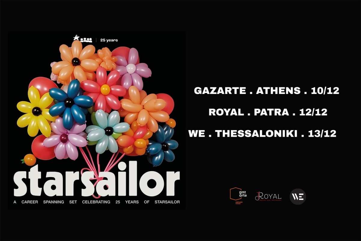 Οι Starsailor και οι επιτυχίες τους, επιστρέφουν στην Ελλάδα τον Δεκέμβριο!