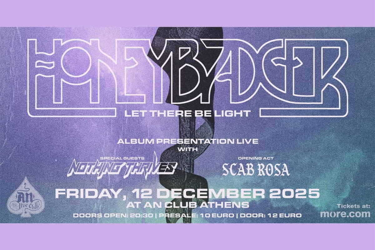 HONEYBADGER “Let There Be Light” Release Show |w/ Nothing Thrives / Scab Rosa | 12.12.2025 | AN CLUB