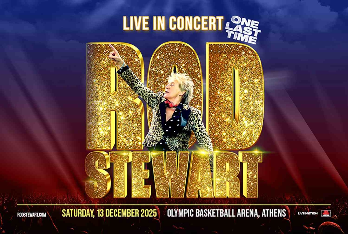 O SIR ROD STEWART στο τελευταίο του LIVE στην Αθήνα στις 13/12/2025!