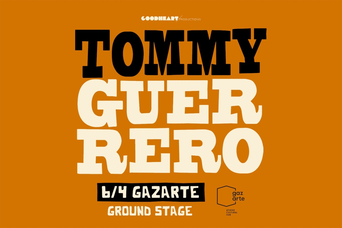 TOMMY GUERRERO LIVE @ GAZARTE GROUND STAGE στις 6 Απριλίου 2024