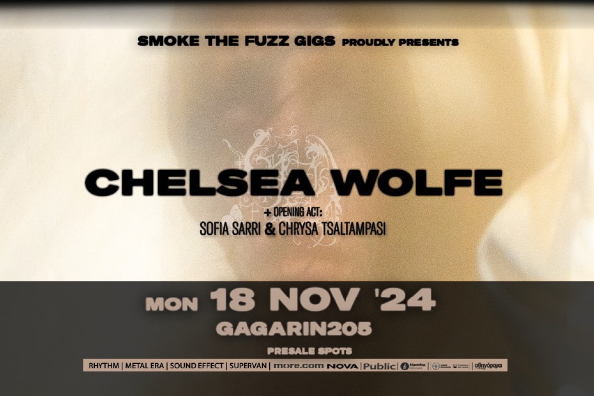 CHELSEA WOLFE w/ Sofia Sarri &amp; Chrysa Tsaltampasi live @ Gagarin205 (Mon 18/11/24)