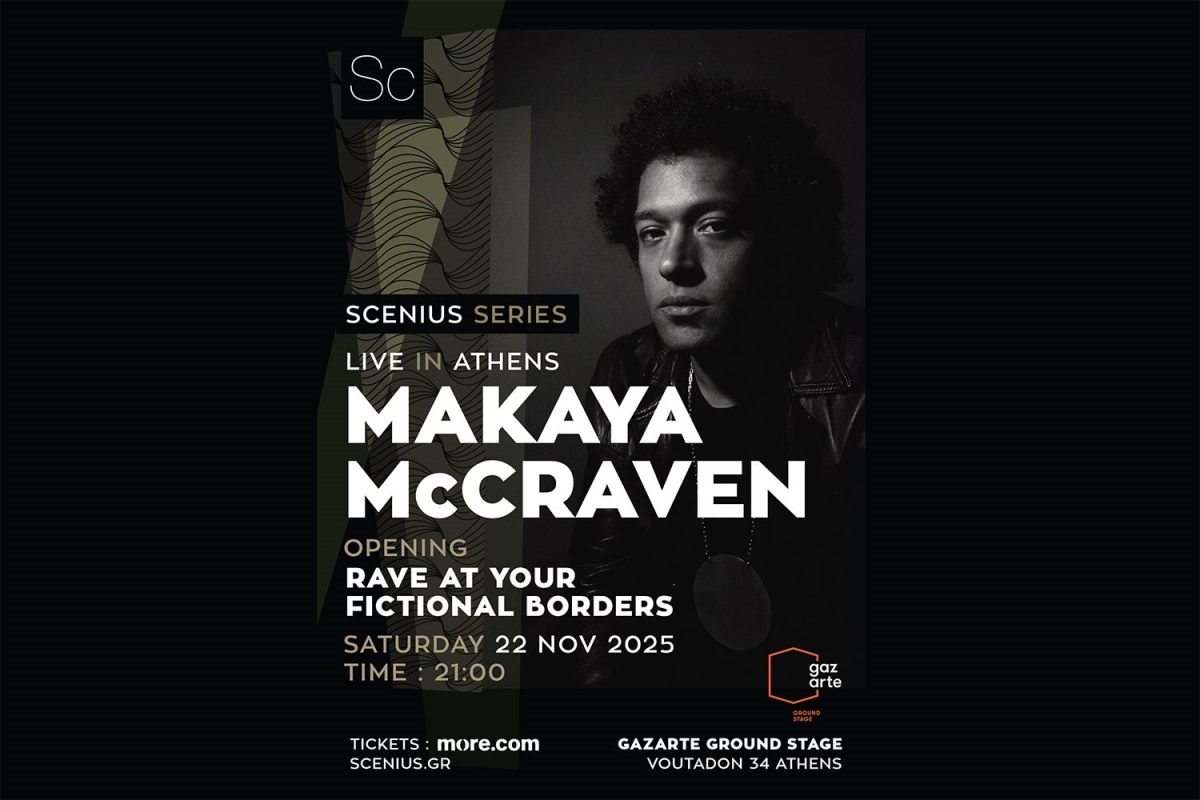 MAKAYA McCRAVEN @ Gazarte Ground | Opening act: Rave at your Fictional Borders | Σάββατο 22/11