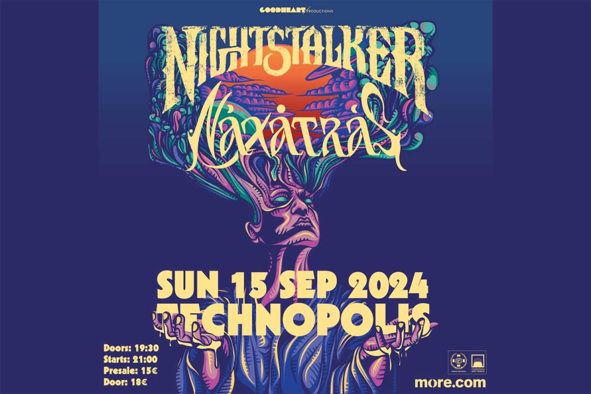 NIGHTSTALKER – NAXATRAS | Κυριακή 15 Σεπτεμβρίου | Τεχνόπολη Δήμου Αθηναίων