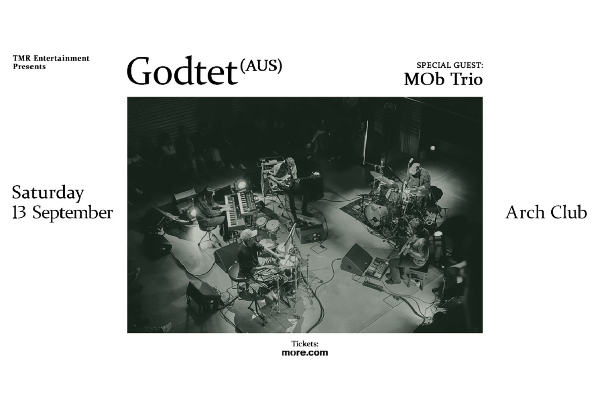 GODTET (AUS) LIVE IN ATHENS 13.09 - ARCH CLUB LIVE STAGE! Μαζί τους οι MOb Trio!