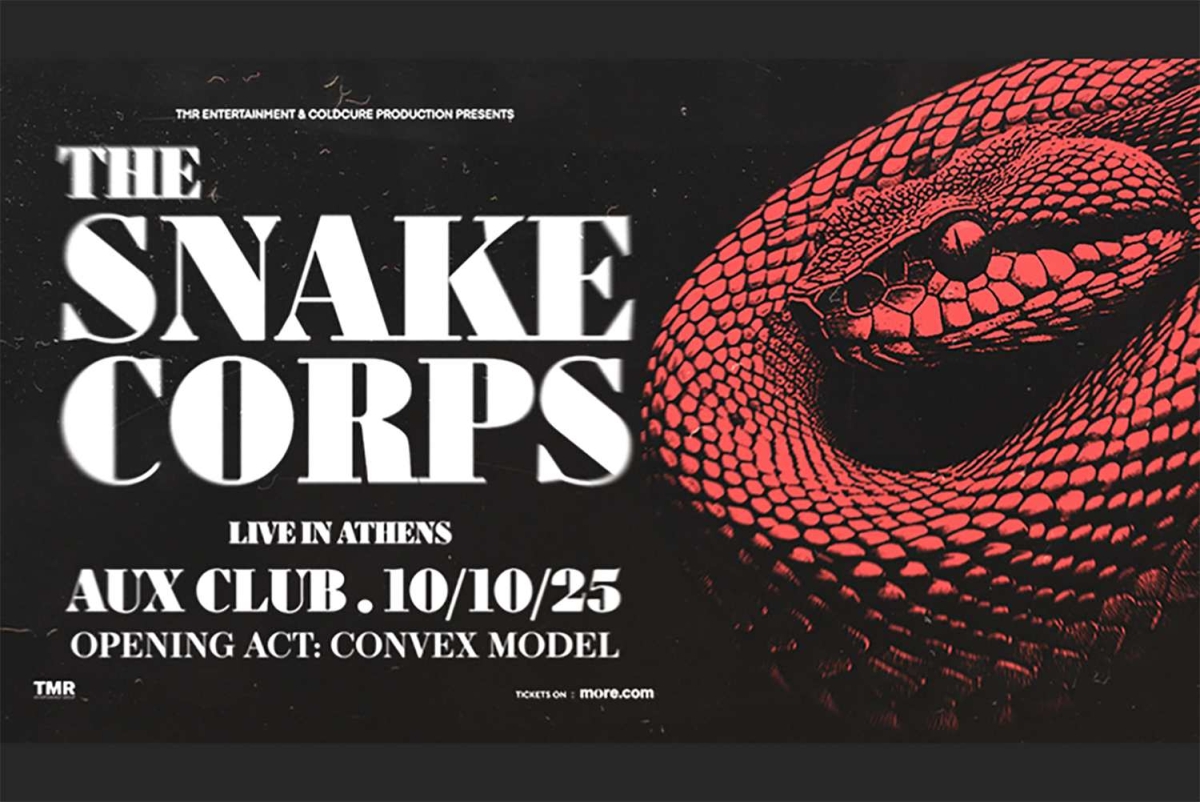 Οι The Snake Corps στο Aux Club - Παρασκευή 10 Οκτωβρίου 2025 / opening act: Convex Model