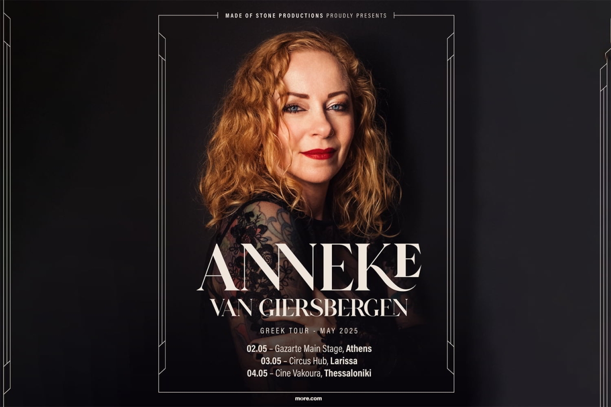 Η Anneke Van Giersbergen επιστρέφει στην Ελλάδα, για μία σειρά από ακουστικές live εμφανίσεις!