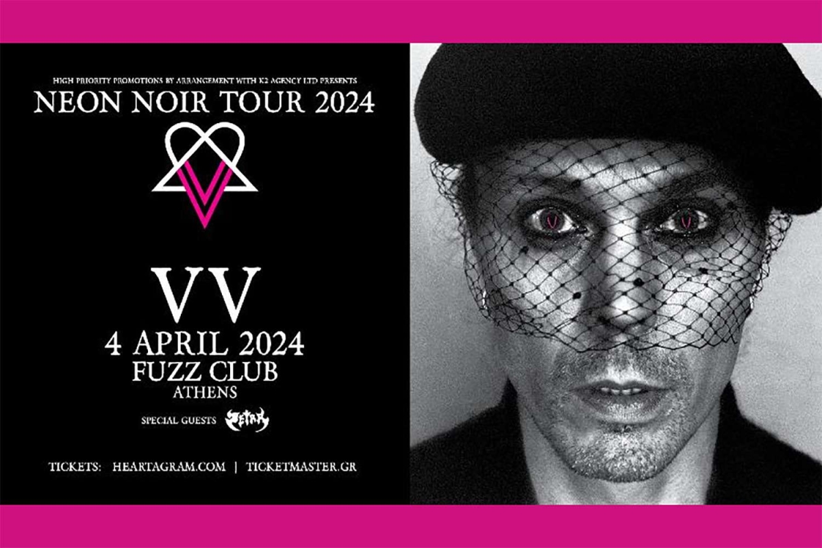 Ville Valo | Για πρώτη φορά σε headline shows σε Αθήνα και Θεσσαλονίκη! Special guests: Zetra