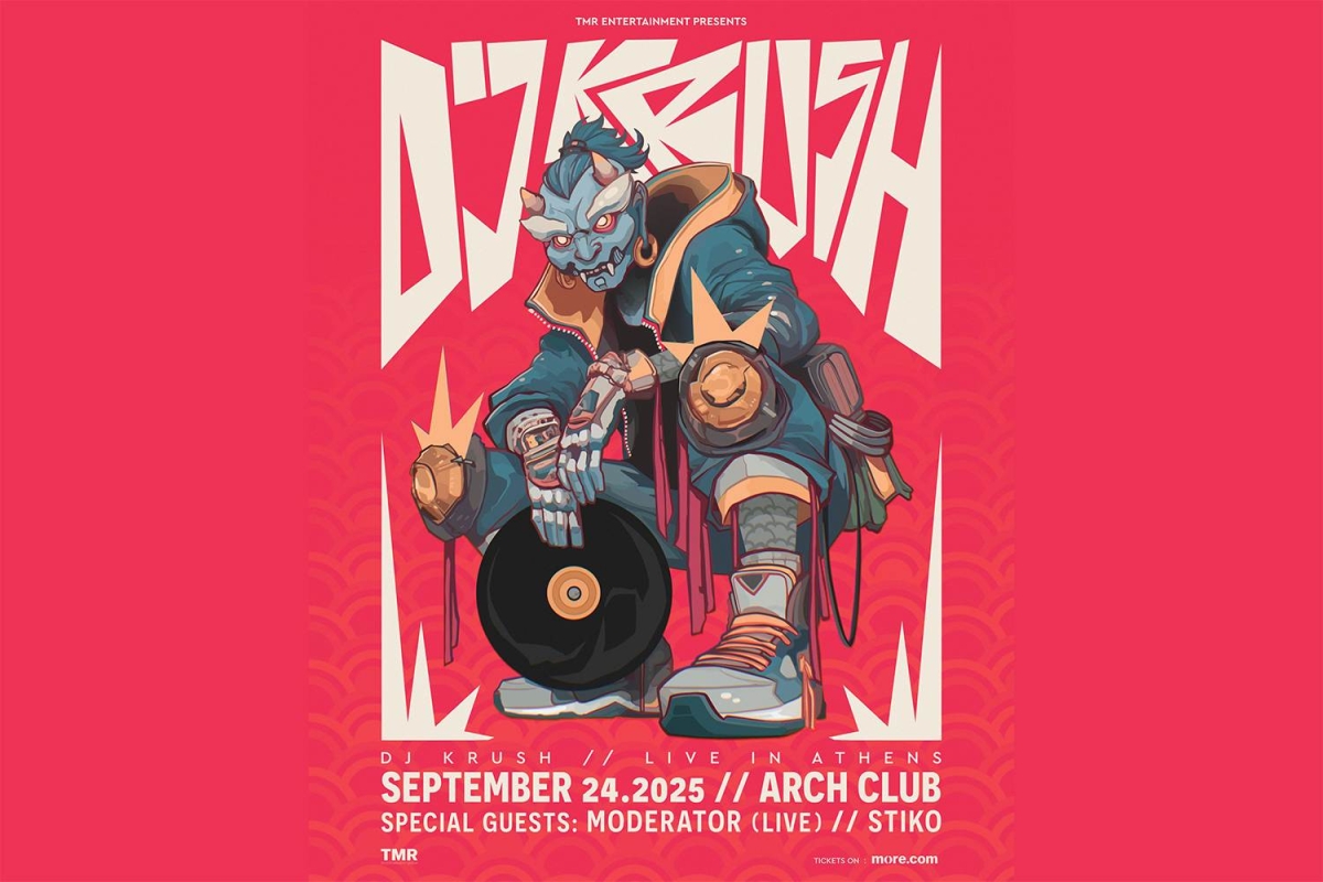 Ο θρυλικός DJ Krush (JAP) ανεβαίνει στα decks του Arch Club για ένα σπάνιο, καθηλωτικό DJ set την Τετάρτη 24 Σεπτεμβρίου! Special Guests MODERATOR (LIVE) &amp; STIKO