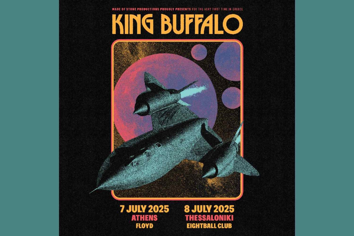 Το heavy psych trio, King Buffalo live σε Αθήνα και Θεσσαλονίκη, 7 &amp; 8 Ιουλίου 2025!