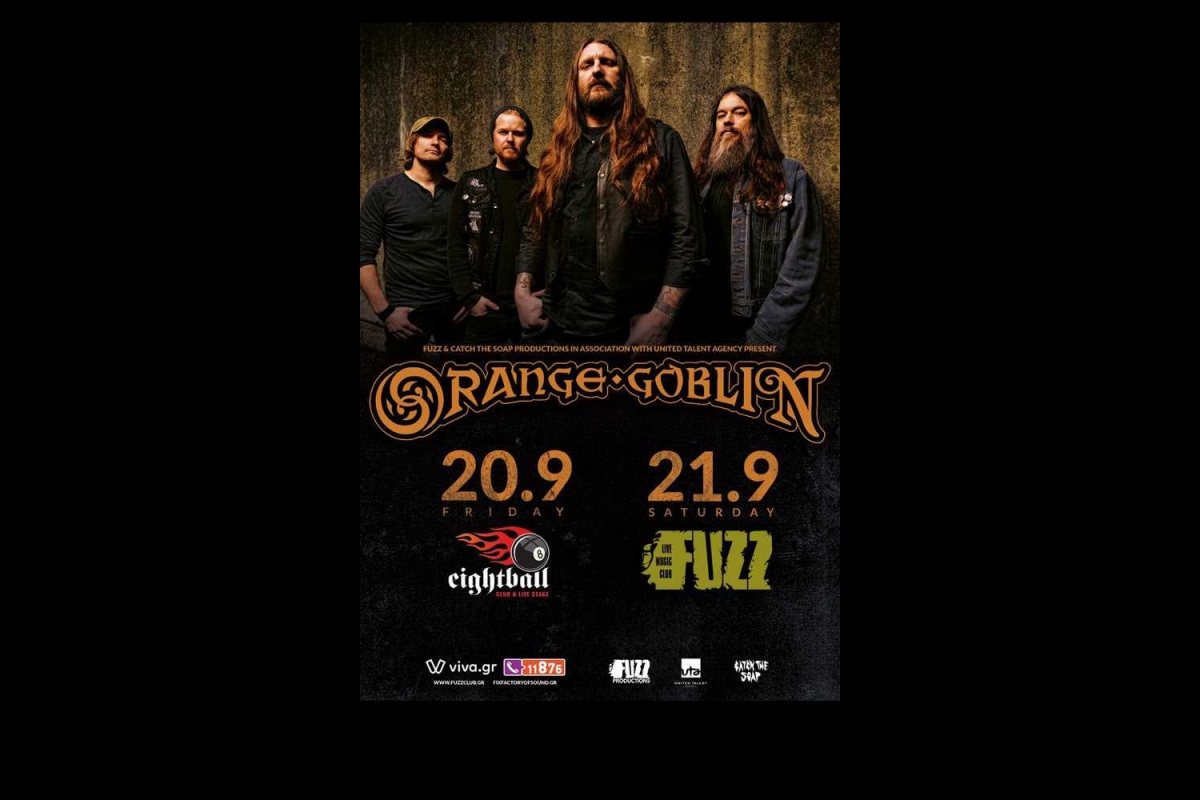 Οι Orange Goblin ζωντάνα σε Αθήνα και Θεσσαλονίκη τον Σεπτέμβριο!