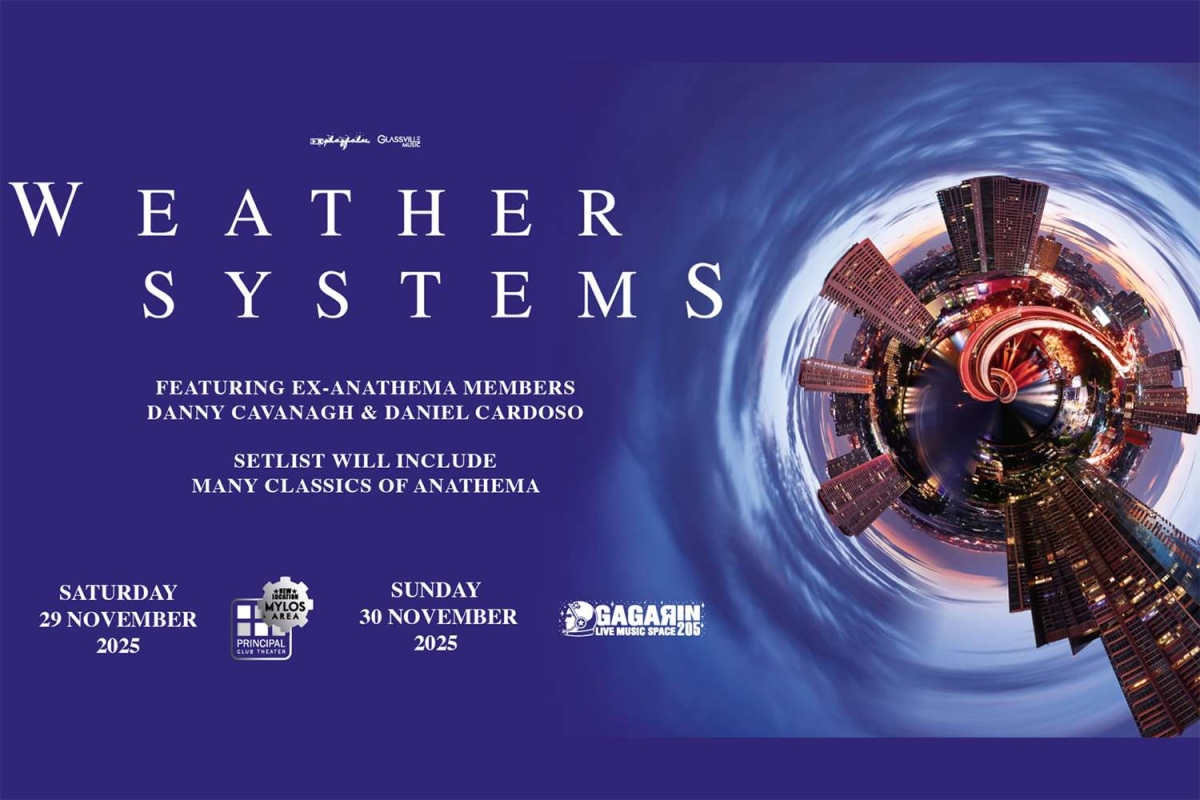 Οι Weather Systems στο Gagarin 205, την Κυριακή 30 Νοεμβρίου 2025!